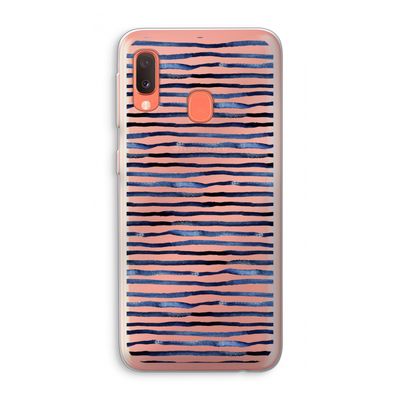 Verrassende lijnen: Samsung Galaxy A20e Transparant Hoesje