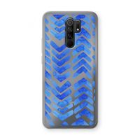 Blauwe pijlen: Xiaomi Redmi 9 Transparant Hoesje