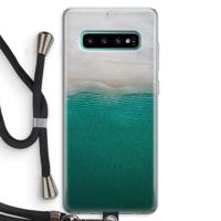 Stranded: Samsung Galaxy S10 Plus Transparant Hoesje met koord