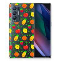 OPPO Find X3 Neo | Siliconen Case | Fruits