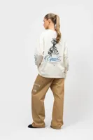 Equalité Fountain Oversized Longsleeve Dames Gebroken Wit - Maat XS - Kleur: Gebroken Wit | Soccerfanshop