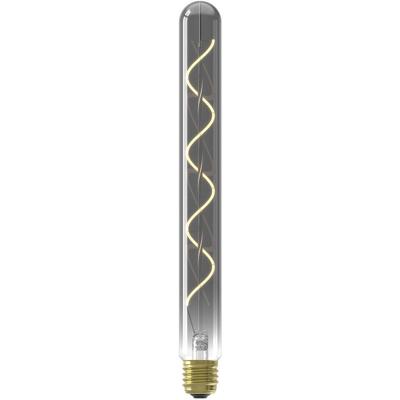 Leen Bakker - LED Buislamp T32x300 Dimbaar Titanium E27 4W - Glas - Grijs