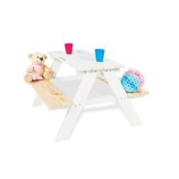 Kinderpicknickbank wit