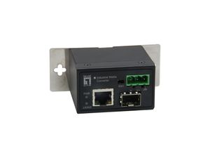 LevelOne IEC-4000 netwerk media converter 100 Mbit/s Zwart