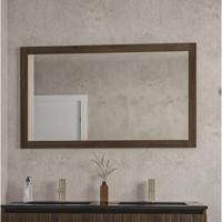 Saniclass Holz Spiegel - 120x70cm - donker eiken SW773974