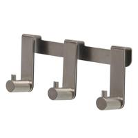 Tiger Rhino Handdoekhaak - voor glaswand - 6-8mm - 3 haken - RVS geborsteld 1118230942 Tiger Rhino Handdoekhaak - voor glaswand - 6-8mm - 3 haken - RVS geborsteld 1118230942