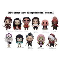 Demon Slayer 3D PVC Bag Clips Series 7 Display (24) Demon Slayer 3D PVC Bag Clips Series 7 Display (24)