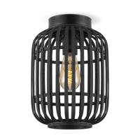 Plafondlamp met Bamboe kap