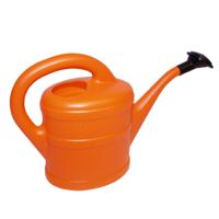 Geli Gieter met broeskop - oranje - kunststof - 1 liter - 27 cm