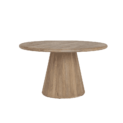 Tower Living Ronde Eettafel 'Asti' Mangohout, 150cm, kleur Naturel