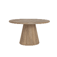 Tower Living Ronde Eettafel 'Asti' Mangohout, 150cm, kleur Naturel