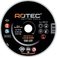 Rotec afbraamschijven STAAL 125x6,5x22,2 A-R - 10 stuks - 7891125