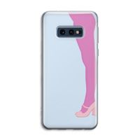Pink panty: Samsung Galaxy S10e Transparant Hoesje