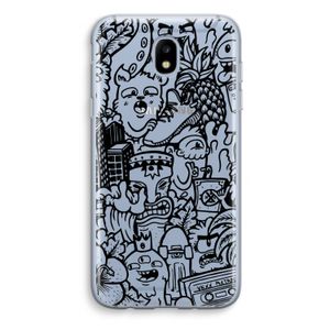 Vexx Black Mixtape: Samsung Galaxy J5 (2017) Transparant Hoesje