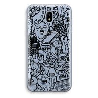 Vexx Black Mixtape: Samsung Galaxy J5 (2017) Transparant Hoesje