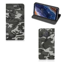 Nokia 9 PureView | Hoesje met Magneet | Army Light