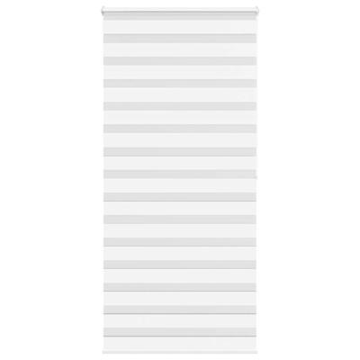 VidaXL Zebra rolgordijn 95x200 cm stofbreedte 90,9 cm polyester wit