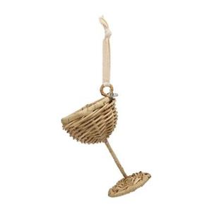 Rivièra Maison - Rattanen ornament met natuurlijke kleur van 12 cm