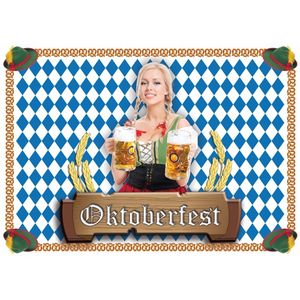 Papieren placemats Oktoberfest 100 stuks