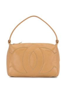 CHANEL Pre-Owned sac porté épaule Jumbo CC - Marron