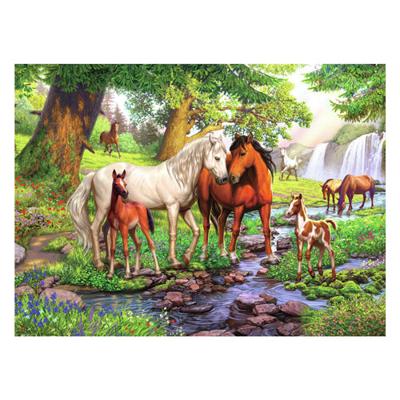 Ravensburger Legpuzzel xxl wilde paarden bij de rivier, 300st.