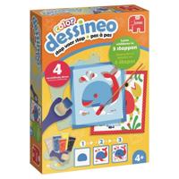Jumbo Dessineo Color schilderen met sjablonen Dieren Jumbo Dessineo Color schilderen met sjablonen Dieren