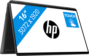 HP Spectre x360 16-f2120nd Intel® Core™ i7 i7-13700H Hybride (2-in-1) 40,6 cm (16") Touchscreen 3K+ 16 GB DDR4-SDRAM 1 TB SSD Wi-Fi 6E (802.11ax) Windows 11 Home Zwart