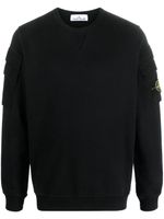 Stone Island sweat à motif Compass signature - Noir