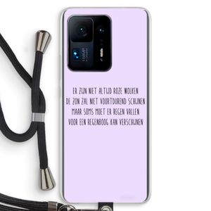 Regenboog: Xiaomi Mi Mix 4 Transparant Hoesje met koord
