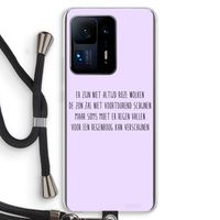 Regenboog: Xiaomi Mi Mix 4 Transparant Hoesje met koord