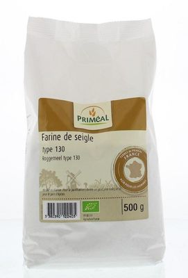 Primeal Roggemeel type 130 bio (500 gr)
