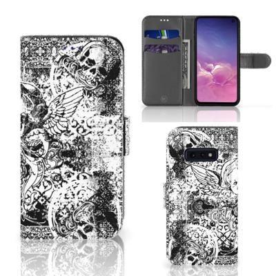 Telefoonhoesje met Naam Samsung Galaxy S10e Skulls Angel