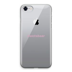 kwetsbaar: iPhone 8 Transparant Hoesje