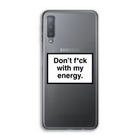My energy: Samsung Galaxy A7 (2018) Transparant Hoesje