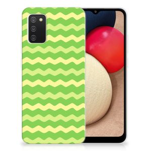 Samsung Galaxy A02s TPU bumper Waves Green