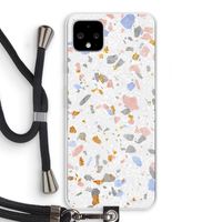 Terrazzo N°8: Pixel 4 XL Transparant Hoesje met koord