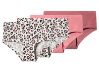 esmara Set van 4 kinder onderbroeken (roze/wit, 146/152)