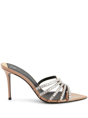 Giuseppe Zanotti mules Intrigo Baguette - Tons neutres