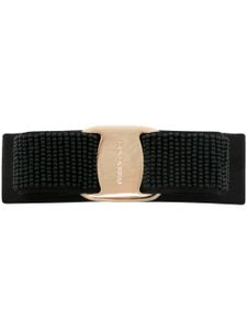 Ferragamo barrette à nœud Vara - Noir