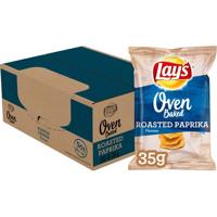 Chips lay&apos;s oven roasted paprika zakje 35gr | 20 stuks
