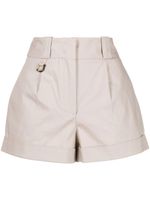 Vivetta short en coton à taille haute - Tons neutres