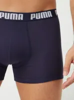 3-pak Heren Boxershort Everyday - Katoenen heren onderbroeken - Zwart - Grijs- Donkerblauw