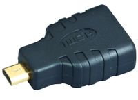 Gembird HDMI(F)-microHDMI(M) Zwart - thumbnail