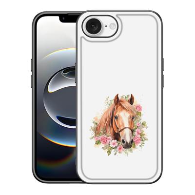 Dierenprint Telefoonhoesje voor iPhone 16e Paard