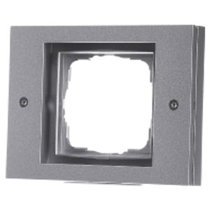 021165  - Frame 1-gang aluminium 021165