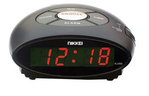 Nikkei Nr10bk - Wekkerradio - Zwart