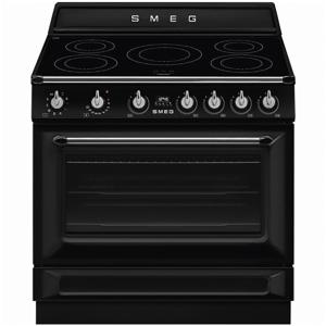 Smeg TR90IMBL Inductie fornuis Zwart