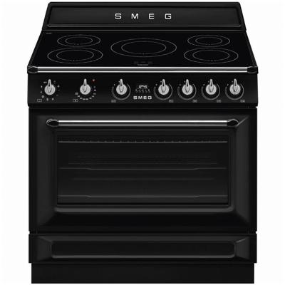Smeg TR90IMBL Inductie fornuis Zwart
