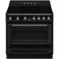 Smeg TR90IMBL Inductie fornuis Zwart