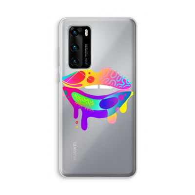 Lip Palette: Huawei P40 Transparant Hoesje